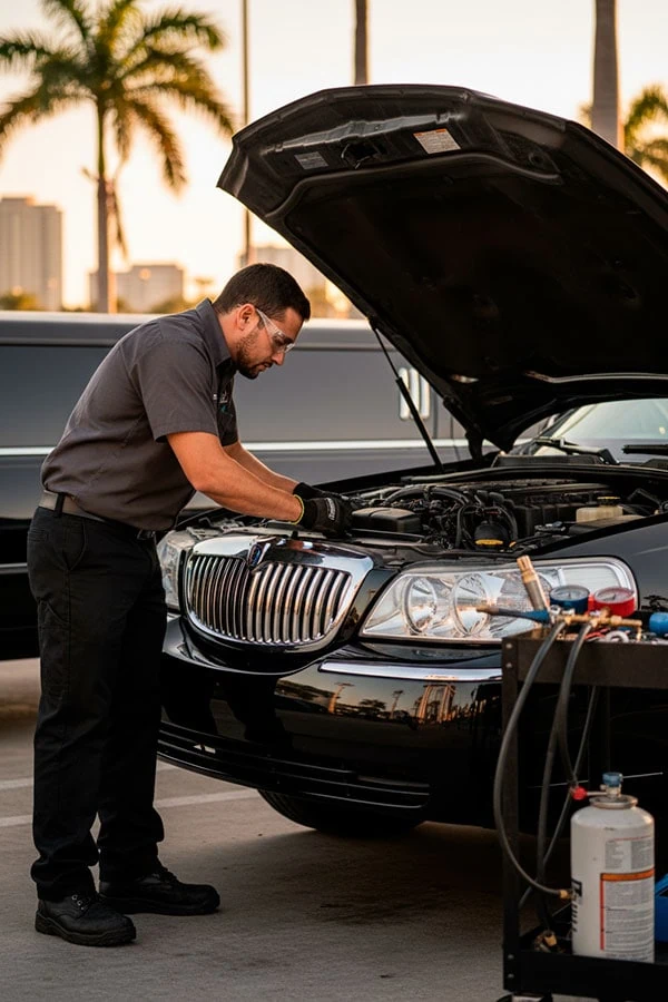 Limousine AC repair in Tampa