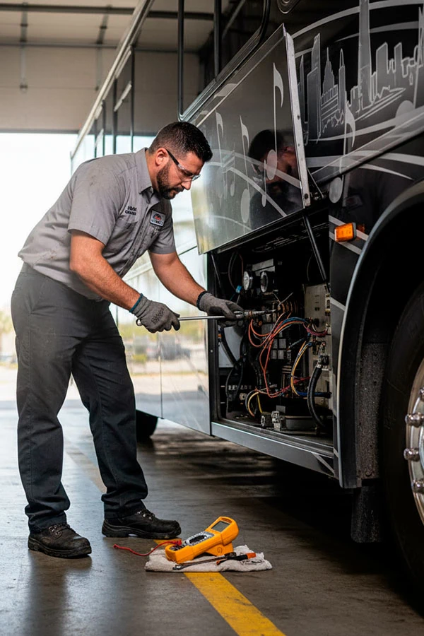 Party bus AC repair in Tampa